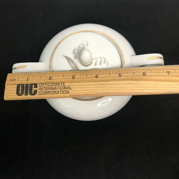 kaysons fine china golden rhapsody bellflower cream and sugar coffee tea set - Picture 8 of 10